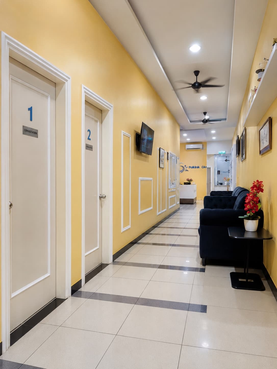 Clinic corridor